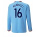 Cheap Manchester City Rodri Hernandez #16 Home Football Shirt 2022-23 Long Sleeve